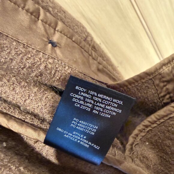 Wilfred Ganna Jacket - 100% Merino Wool - women's M, GUC, Brown/Green colour - Picture 4 of 6